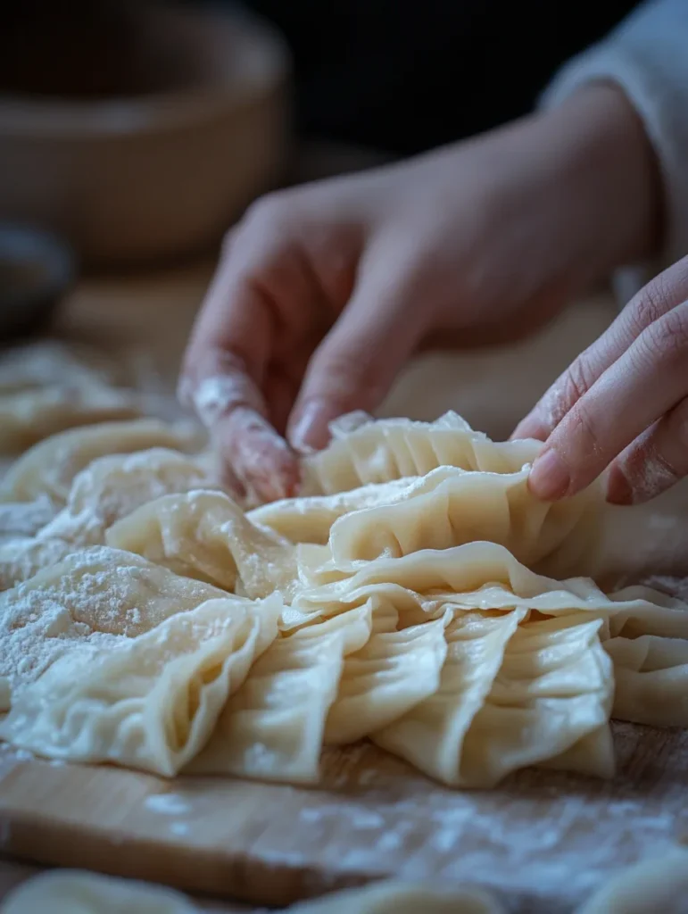 Din Tai Fung Style Xiao Long Bao: The Ultimate Guide to Perfect Soup Dumplings 4 folding Din Tai Fung Style Xiao Long Bao with pleats