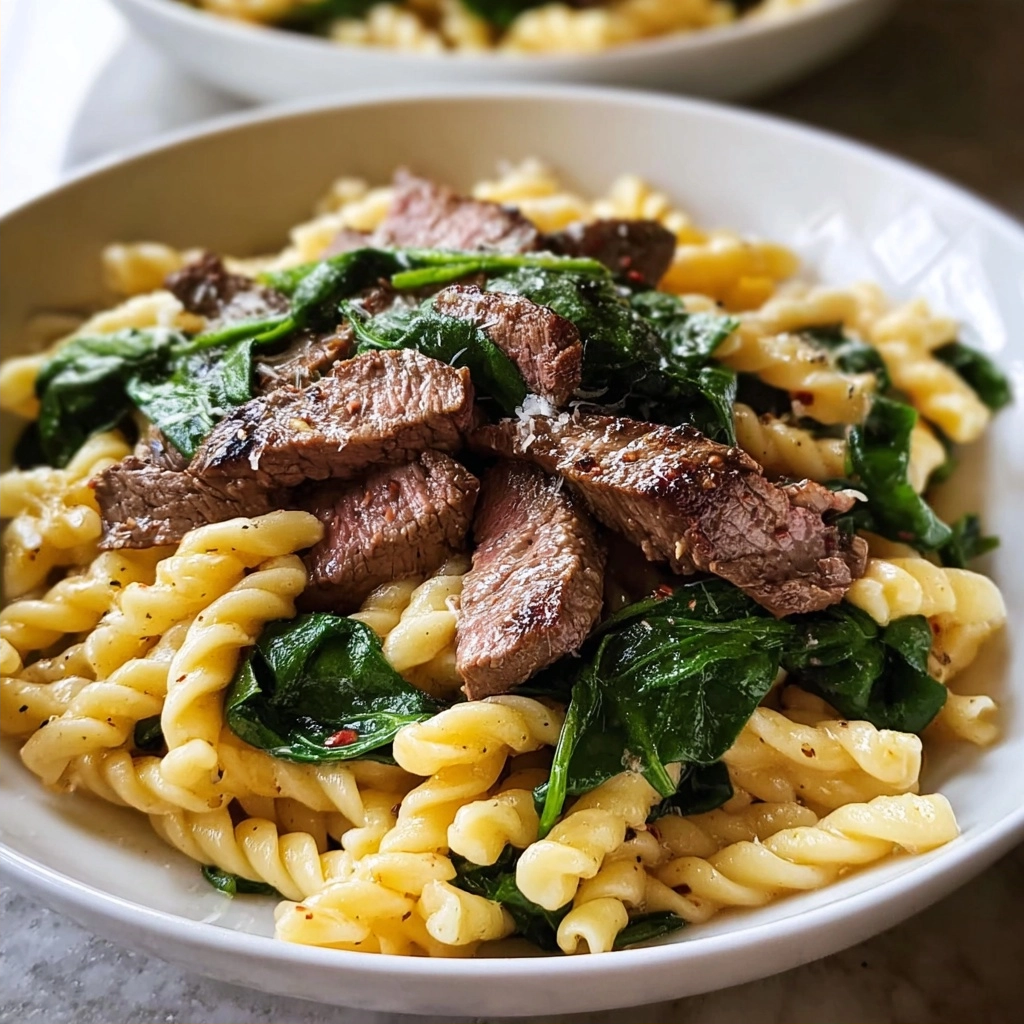 Pasta with Steak and Spinach: A Flavorful One-Pot Meal