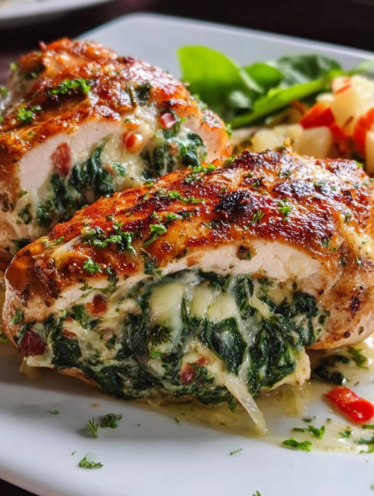 Spinach Stuffed Chicken Breast: A Flavorful Twist on Classic Baked Chicken
