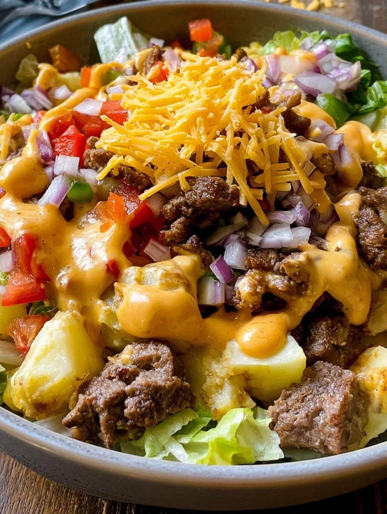 Big Mac Bowl: A Delicious Homemade Deconstructed Meal