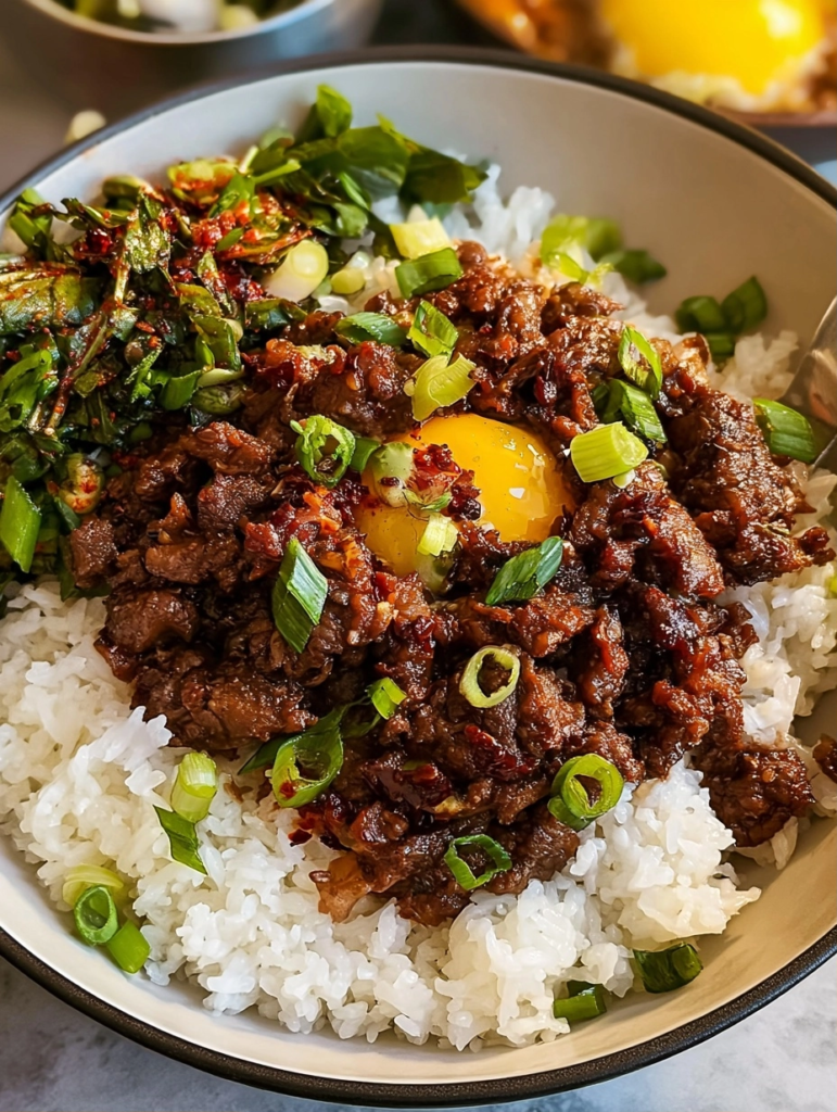 Korean beef bowl recipe for easy weeknight dinners