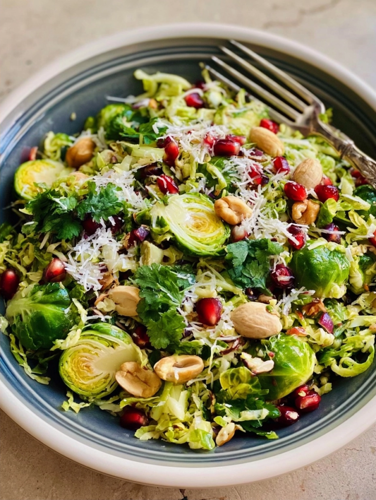 Brussels sprout salad recipe for healthy meal planning