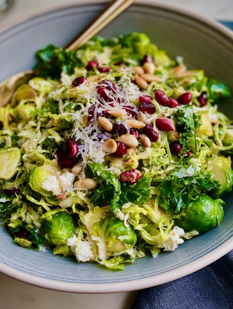 Brussels sprout salad recipe for a healthy lunch