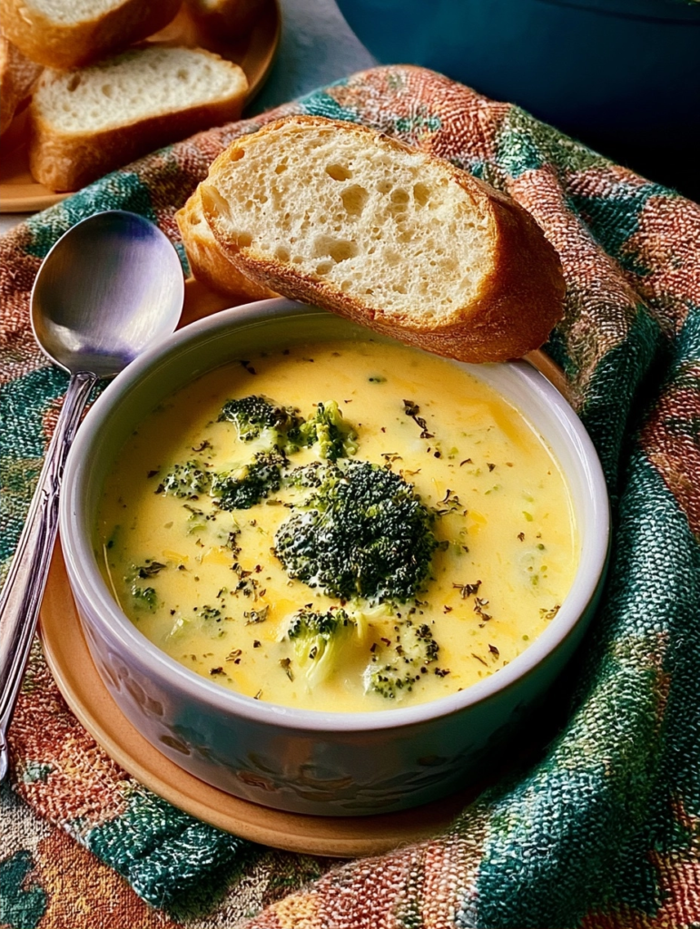 Broccoli cheese soup easy one-pot comfort food