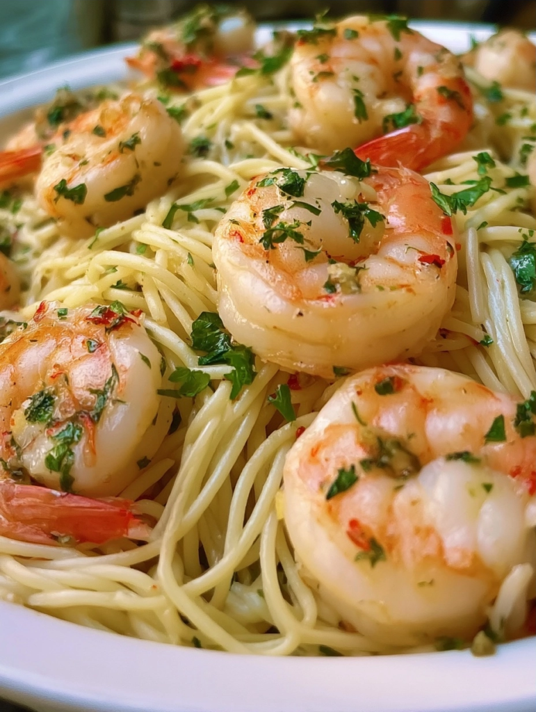 Lemon Garlic Shrimp Pasta Recipe