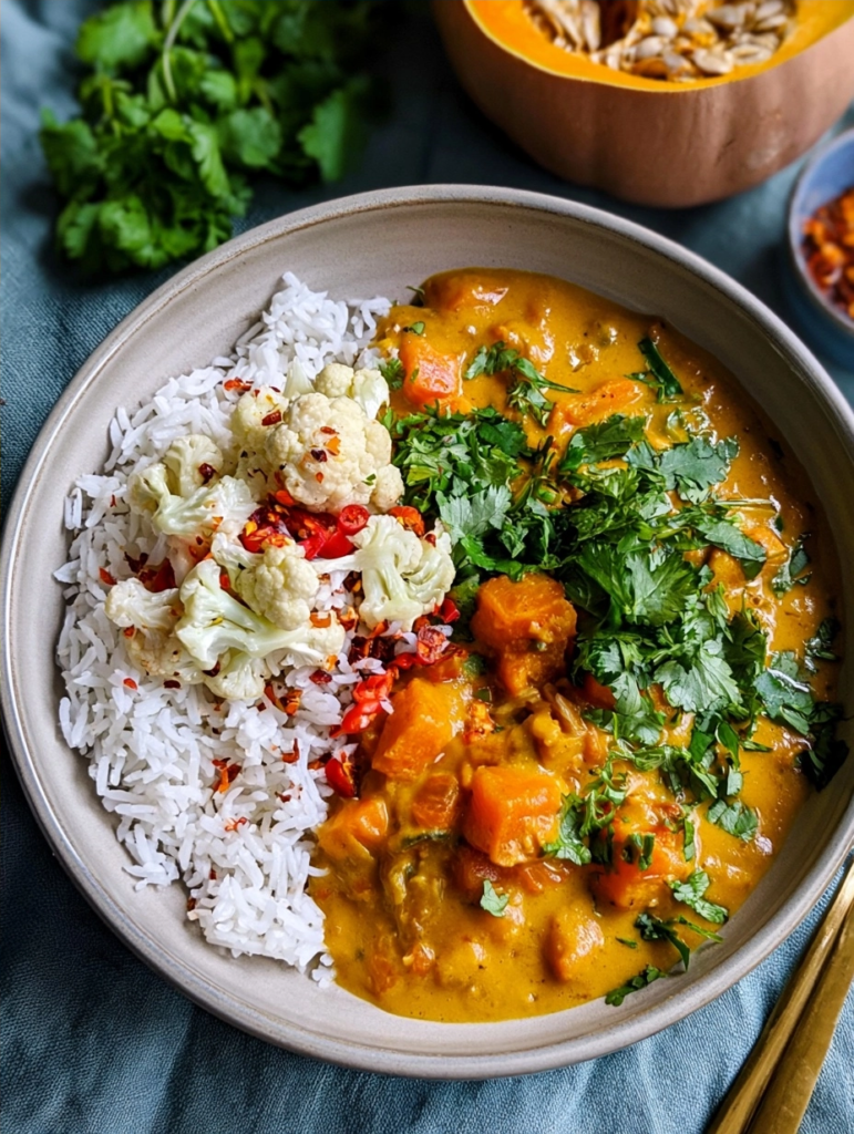 Coconut Milk Pumpkin Curry: A Creamy Vegan Dinner