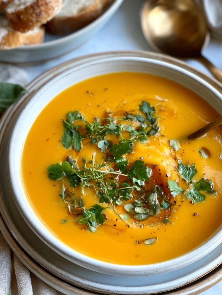 Butternut Squash Soup Recipe for Cozy Evenings