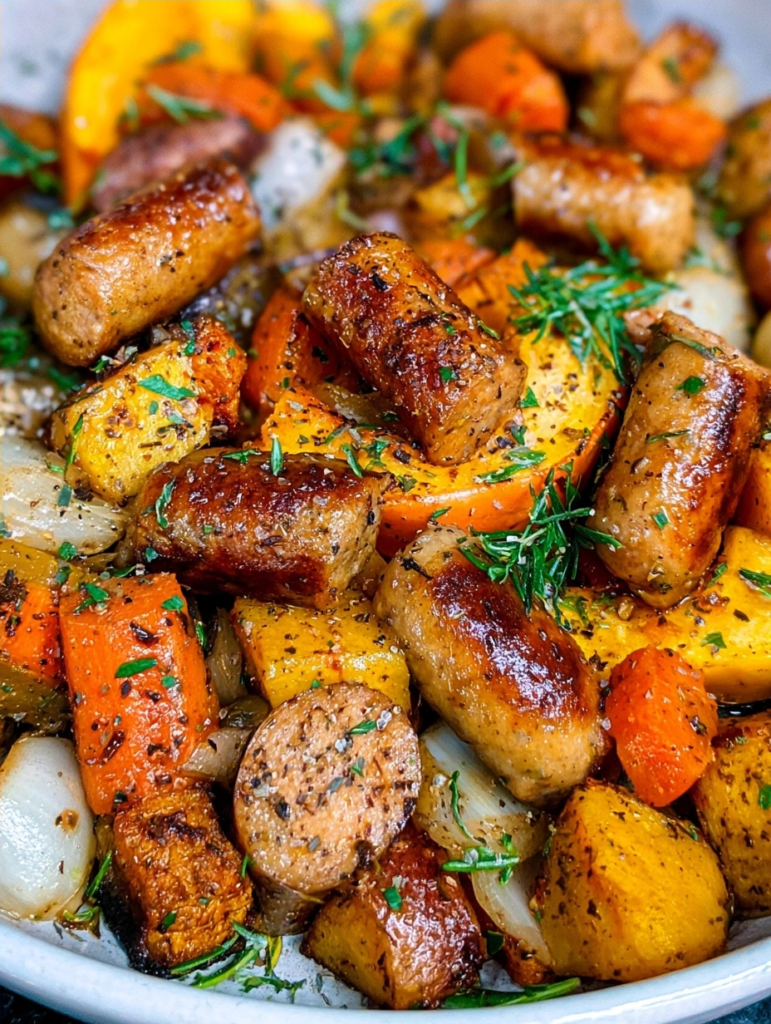Sausage & Squash Skillet: A Quick Healthy Dinner